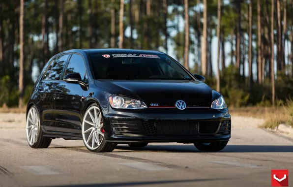 Wallpaper Volkswagen, Golf, GTI, CVT, Vossen, Wheels, Concave, Mk7 ...