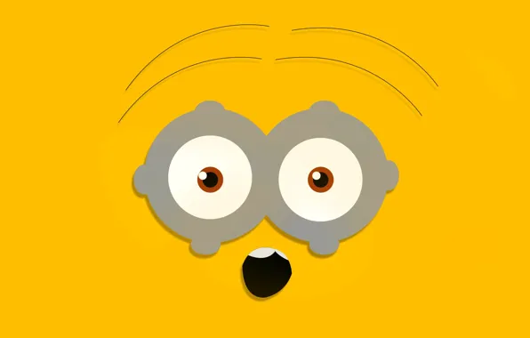 Picture yellow, eyes, minions