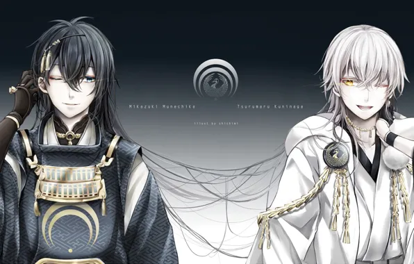 Anime, art, guys, Touken ranbu, Dance Of Swords