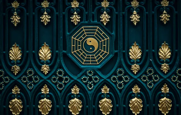 Picture background, patterns, texture, gate, East, Zen, Yin-Yang, Buddhism