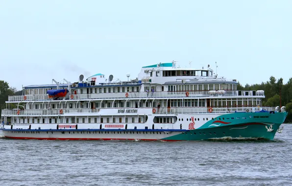 Ship, cruise liner, river