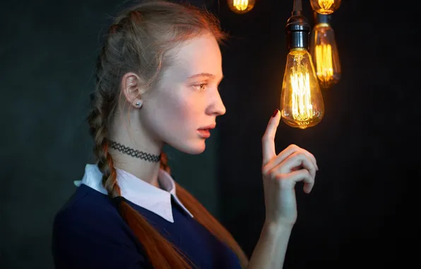 Lamp, braids, Alexander Vinogradov, Alexander Vinogradov
