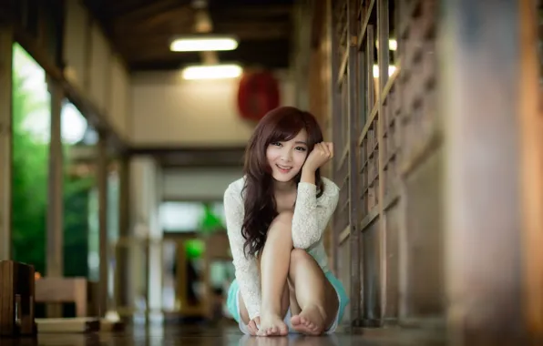 Look, girl, pose, Asian