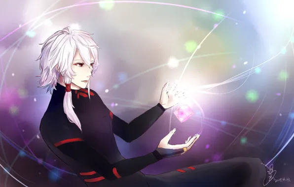 Background, anime, art, MAG, Guy, guy, Seikaisuru Kado, Correctly answer KADO