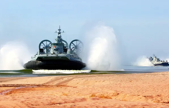 Ships, exercises, bison, landing, pillow, air