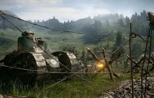 War, the game, tank, the battle, Electronic Arts, Battlefield 1