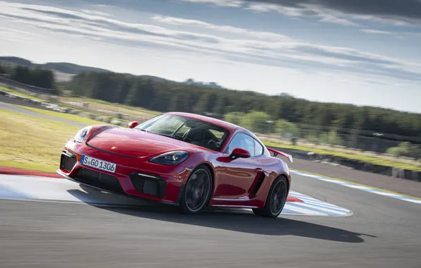 Porsche, Asphalt, Cayman, Track, Landscape, GT4, 2019, Porsche 718 (982) Cayman GT4