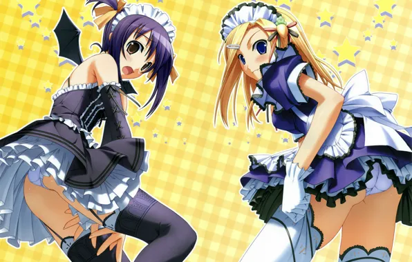 Picture two, stockings, gloves, blush, stars, uniform, ruffles, bezel