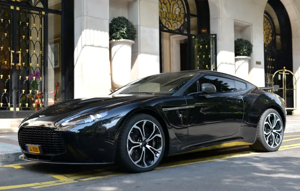 Picture black, aston martin, v12, zagato