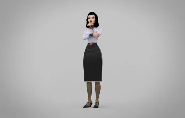 Look, Hair, Bioshock, Infinite, Elizabeth, Burial at Sea