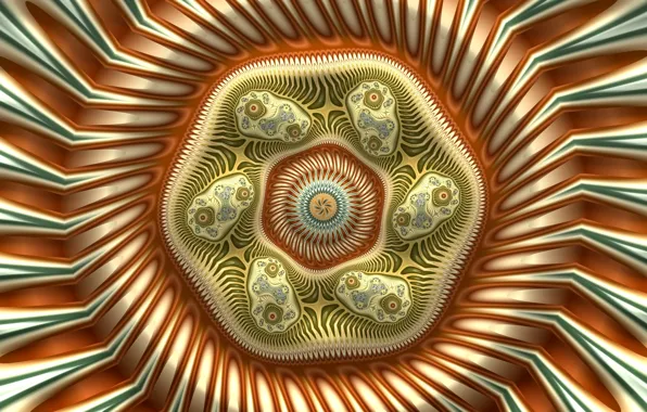 Abstraction, pattern, fractals, fractal, ornament, abstract background