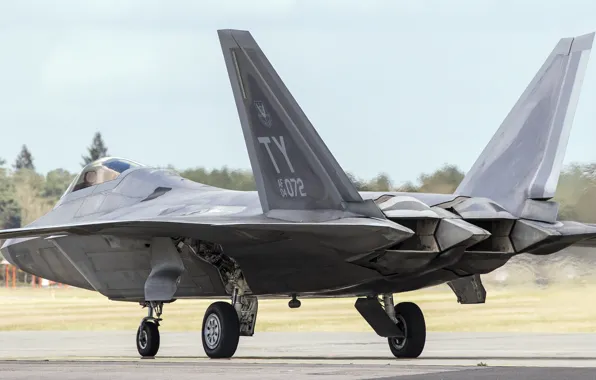 Picture fighter, the airfield, Raptor, Lockheed, multipurpose, F-22A