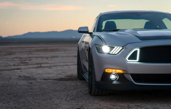 Lights, Ford Mustang, the front, RTR, 2017