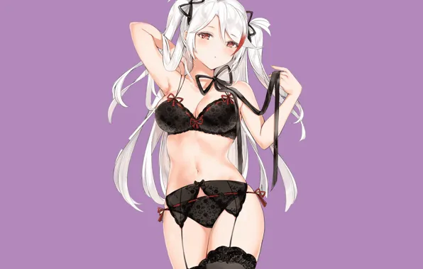 Picture sexy, lingerie, boobs, anime, cartoon, breasts, Eugen, Azur Lane
