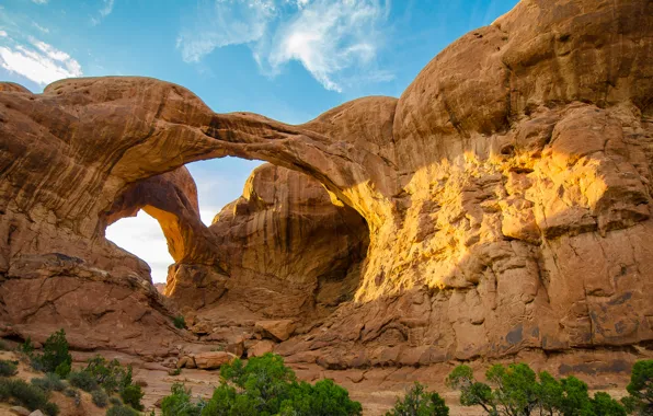 Picture colors, desert, stones, fantastic rock