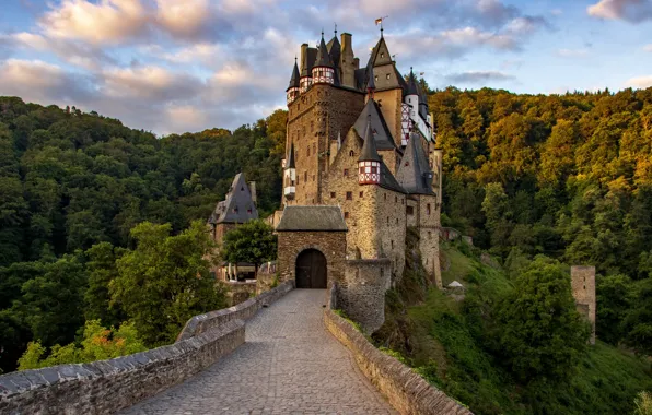 Picture Rhineland-Palatinate, Wierschem, Medieval castle