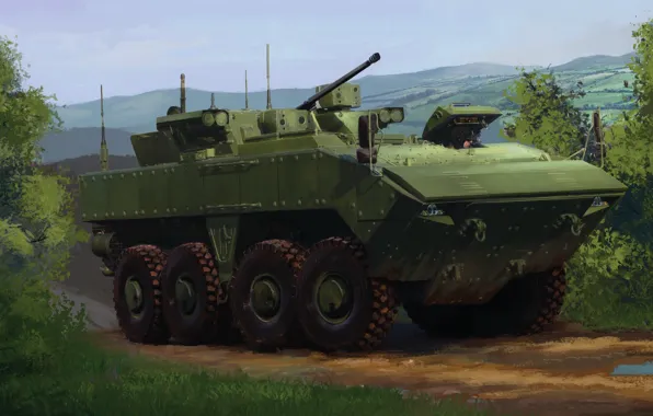 Russia, BMP, Armor, MIC-7829, Boomerang