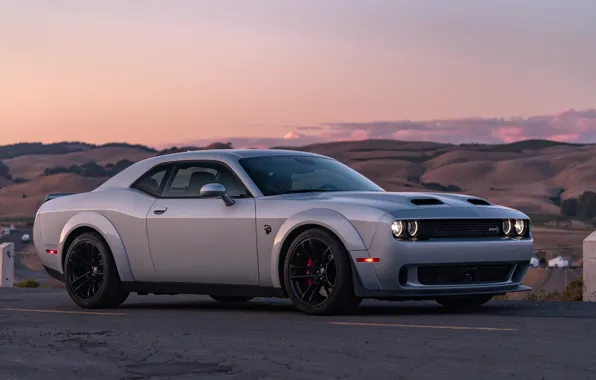 Dodge, Challenger, muscle car, Dodge Challenger SRT Hellcat Widebody