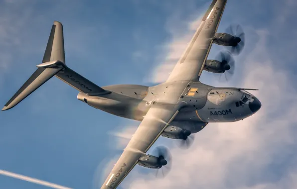 Picture The Effect Of Prandtl — Glauert, A400М, Airbus A400M Atlas, Military transport aircraft, Airbus Military