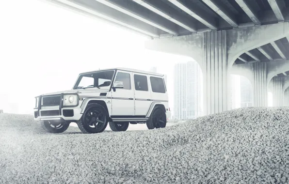 Mercedes-Benz, Bridge, G55, White, Wheels, ADV.1, Storm Trooper