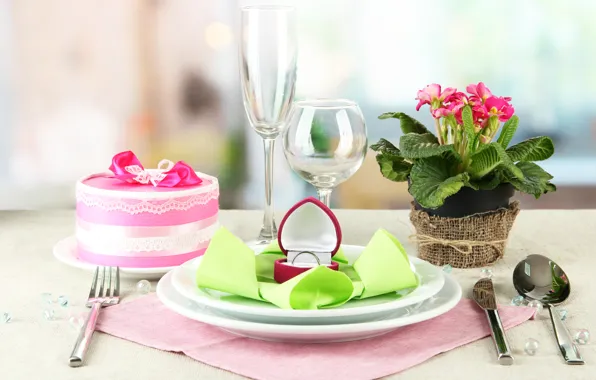 Picture flowers, gift, dishes, offer