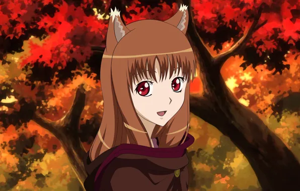 Picture autumn, Horo, Spice and wolf, Holo, Holo The Wise Wolf