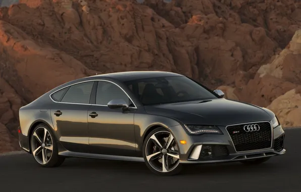 Picture background, Audi, Audi, the front, Sportback, RS7, RS7