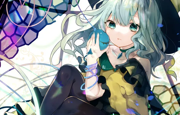 Eyes, girl, Touhou, Touhou