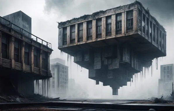 The city, mediocrity, floating building