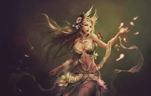 The game, art, League of Legends, Sylvia