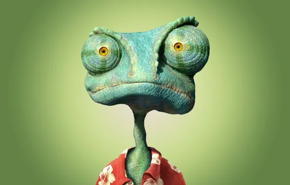 Cartoon, lizard, Rango
