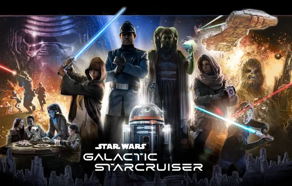 The game, Star Wars, poster, Walt Disney, Walt Disney World, Walt Disney World Resort, galactic …