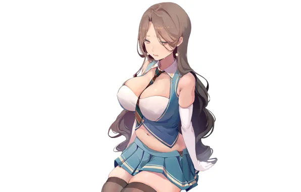 Girl, hot, sexy, boobs, anime, pretty, breasts, big boobs