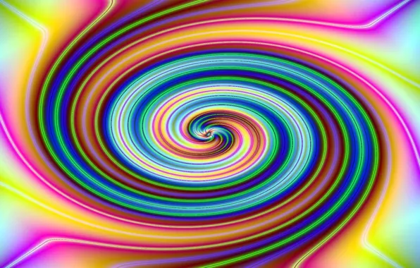 Picture abstraction, spiral, art, color