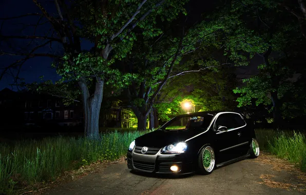 Night, lights, gti