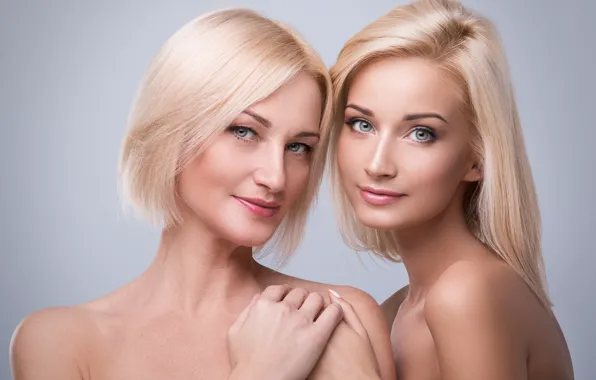 Picture look, girl, face, background, hair