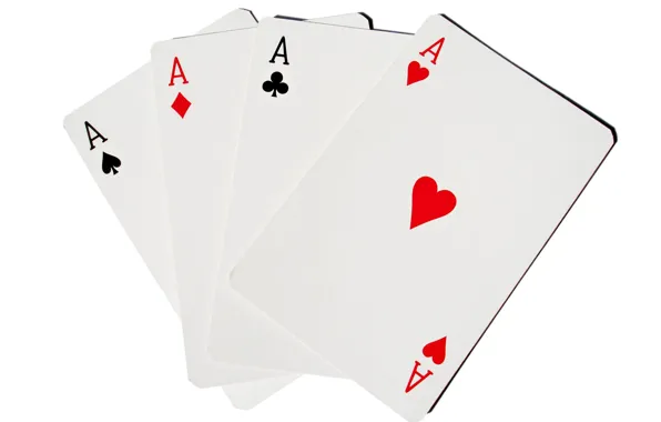 Picture card, the game, 4 aces