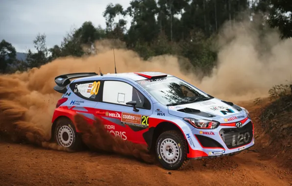 Dust, Hyundai, WRC, Rally, Rally, i20, Dani Sordo, Hyundai