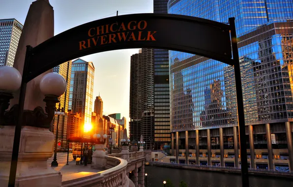 The city, Chicago, USA, Il, Chicago, Illinois