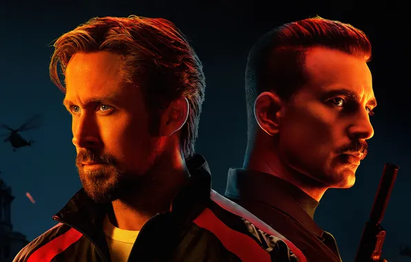Action, poster, Chris Evans, Chris Evans, Ryan Gosling, Ryan Gosling, The Gray Man, The Grey …
