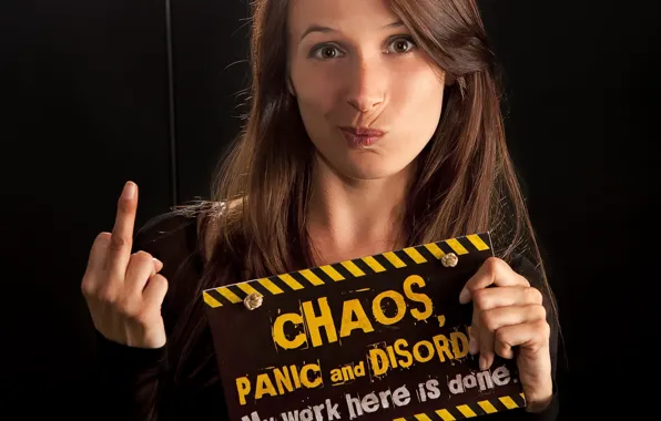Panic, chaos, disorder