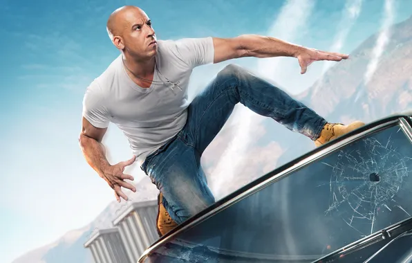 Actor, VIN Diesel, The fast and the furious, Supercharged, Fast &amp; Furious