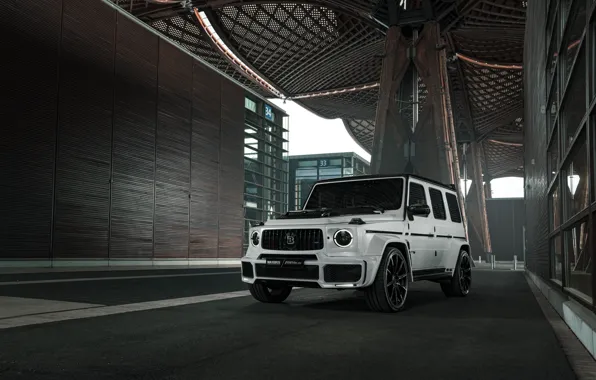 Wallpaper Mercedes, Front, AMG, White, G-Class, G63, G63 AMG images for ...