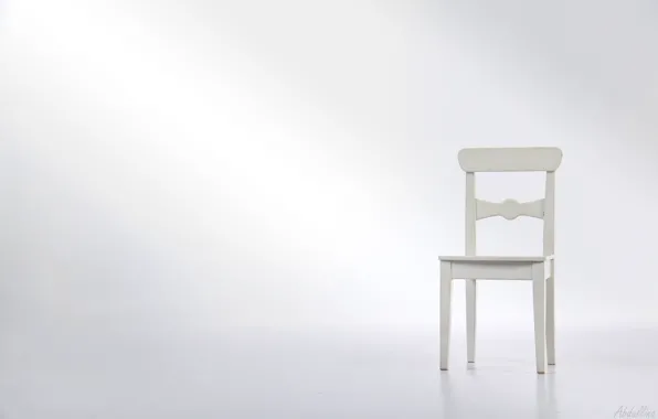 White, furniture, minimalism, chair, Studio