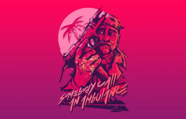 The game, Background, Miami, Wright, Hotline Miami, Wright, Synthpop, Darkwave