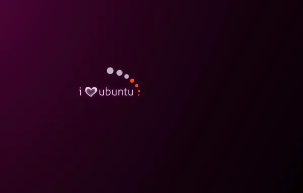 Picture heart, linux, ubuntu, Linux, Ubuntu