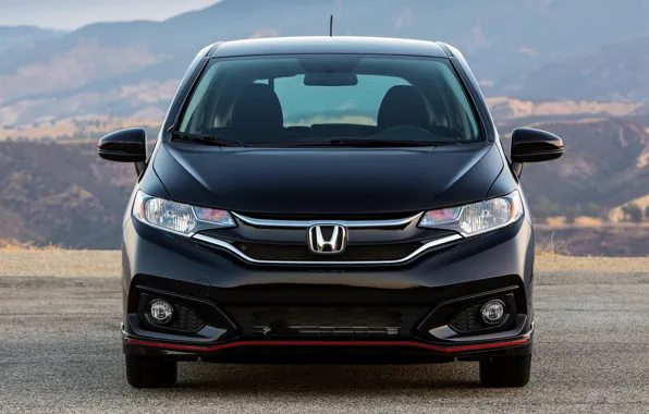 Picture mountains, black, haze, 2018, exterior, Honda Fit, Honda Fit, Honda Fit Sport HFP Accessories