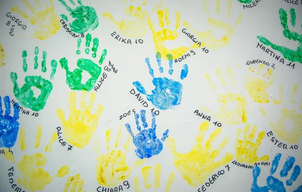 Background, wall, imprint