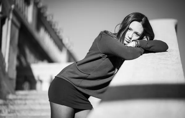 Picture look, model, hair, skirt, Giorgia