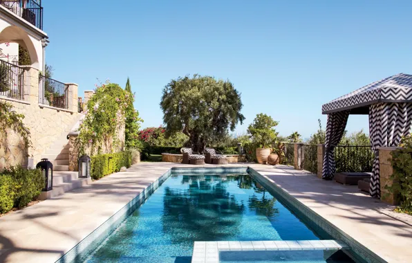 Design, style, Villa, pool, CA, architecture, Los Angeles, terrace